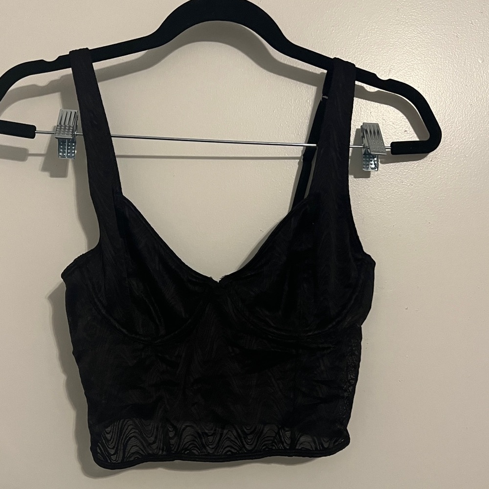 NWOT Gilly Hicks bustier crop top